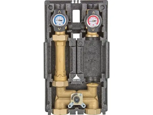 Heizkreisset K38 Heat Bloc DN32(1 1/4') 4-Wege-Mischer ohne Pumpe Abverkauf