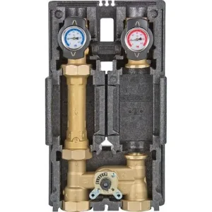 Heizkreisset K32 Heat Bloc DN32(1 1/4') 3 Wege Mischer ohne Pumpe Markenprodukt