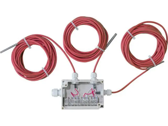 Fühlerset ASKOSENSOR, bestehend aus 3x Fühler PT1000 und Anschlussbox Knallerangebot